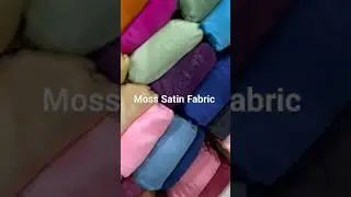Moss Satin Fabric
