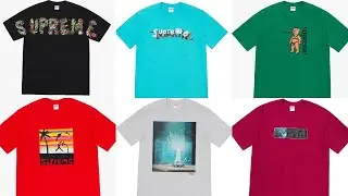Supreme SS21 Week 8 Collection Of 2021 Spring Tees & Resell Predictions