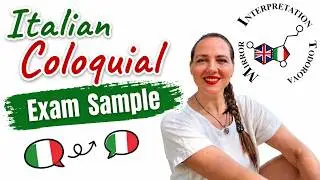 5 Colloquial Italian language exam sample | Esame di lingua italiana colloquiale