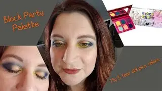 Block Party Palette | 3 Year Old Picks my Colors | SUVA Beauty