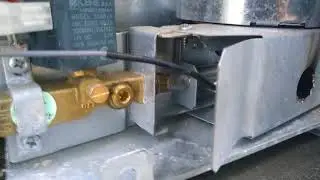 Running RV refrigerator on compressed biogas from propane bottle