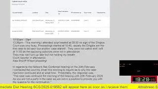 Altnabreac News Channel - 21/01/26 (Network Rail Criminal Intermediate Diet Hearing Updates)