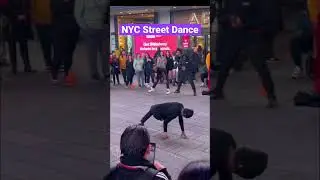 Breakdancing in Times Square #timessquare #breakdance #streetdance #dance #manhattan #acrobatics