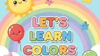 🎶🎨Enjoy this colorful rhyme with happy music for little learners.!#colorsforkids #colours #rainbow 
