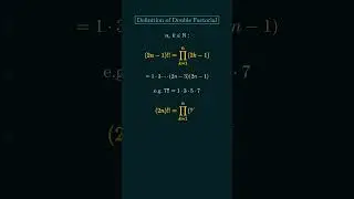 Definition of Double Factorial