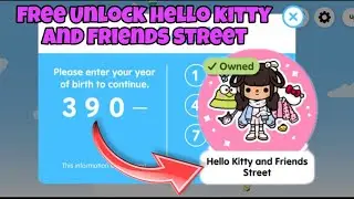 Free Hello kitty And Friends Street Pack Code Toca Life World | Free Code
