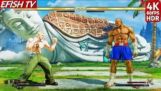 Cody vs Sagat (Hardest AI) - Street Fighter V | 4K 60FPS HDR