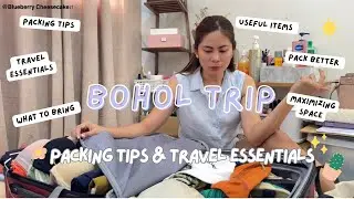 BOHOL TRIP 2023: Packing Tips (How to pack better and some travel essentials) #travel #packing #tips