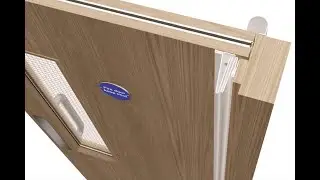 Door finger protection pack to protect both sides of a wooden door and frame.