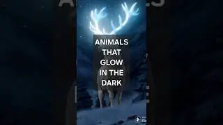Animals that glow in dark#animals #animallover #animalkingdom #bioluminescence #glow #nature