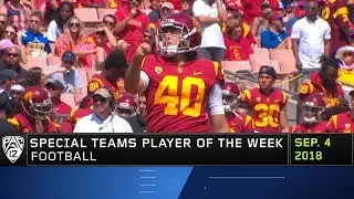 USC Placekicker Chase McGrath named Football Special Teams Player of the Week