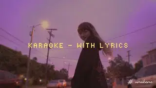 umakeme - Karaoke (Instrumental Track/Beat with lyrics) - Xu&acirc;n Nghi, kny, Ox The Moron