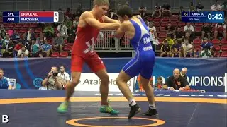 1/8 GR - 66 kg: M. AMOYAN (ARM) df. L. DRMOLA (SVK) by TF, 9-0