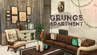 Гранж квартира🌑│Строительство│Grunge apartment│SpeedBuild│NO CC [The Sims 4]