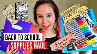 BACK TO SCHOOL SUPPLIES HAUL 2015