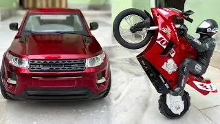 RC Stunt Bike Vs 4x4 RC Car Unboxing & Testing🔥🔥