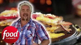 Guy LOVES These Delectable Hot Browns! | Guy's Big Bite
