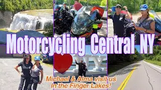 Florida Friends do a Motorcycling trip in the Finger Lakes (Central NY)