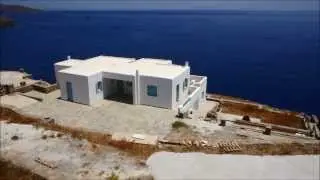 Summer Houses above Merichas the central port of Kythnos