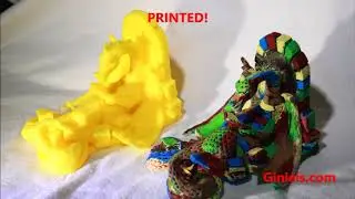 Scanning and Replicating a Dragon Bookend