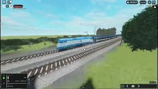 TRAIN SIM jízda škoda 380-381 EX EURO SITY SMĚR HLUBOV Roblox