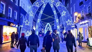 London Christmas Lights Walk 2020 | Mayfair, Bond Street, Oxford Street