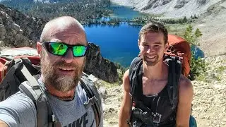 Backpacking Toxaway - Alice lake in the Sawtooth mountains