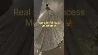 Real Life Princess Moments 👑 #trending #viral #outfitideas #gown #weddinggown #shorts #ytshorts
