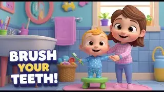 Brush Brush Brush Your Teeth 🪥 | Baby Learning Song