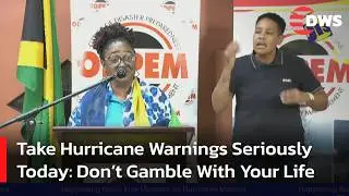 WATCH: Government Urges Evacuation as Dangerous Hurricane Approaches Jamaica | DWS News | AL14
