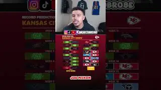 Kansas City Chiefs Record Predictions 🔥#football