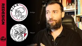 AJAX O POLÊMICO DESIGN DO NOVO ESCUDO DO TIME - Análise de Rebranding | Pedro Panetto