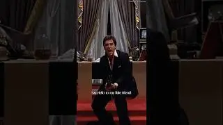 Al Pacino behind the scenes of &lsquo;Scarface&rsquo; (1983)