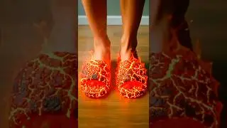 Cactus Vs Ice Vs Lava Vs Chocolade Vs Chestnut Slippers #shorts #viral by Arina Sun UA