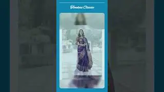 Women's Soft Lichi Silk Printed Saree With Unstitched Blouse 5.5Mtr (Blue)