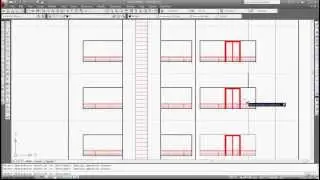 AutoCAD Tutorial Sky Scraper Design ELEVATION