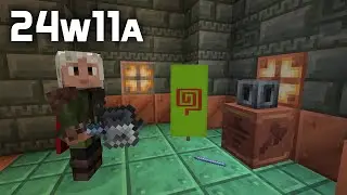 Новости в Minecraft Snapshot 24w11a &mdash; Новое оружие огромного урона!