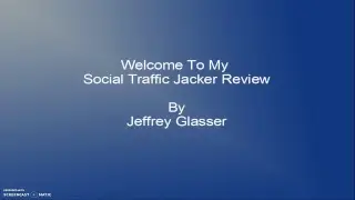 Social Traffic Jacker Demonstration,
