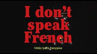 Rose Gray &ndash; I Don&rsquo;t Speak French [French Lyric Video]