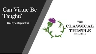Can Virtue Be Taught?
