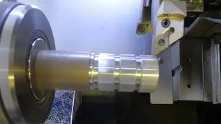 CNC Drehen & Fräsen einer Griffmutter  + Schwärzen in Olivenöl (falsches brünieren)! - CNC Pilot 640
