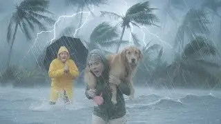 Deal With Insomnia In 5 Minutes with  POWERFUL HURRICANES and THUNDERSTORMS