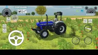 #Indian Army stalion truck power test vs New Holland power test 🟦💚🤎#Full mud truck vs tractor ❤️🩸💚 🤳