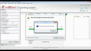 How to do Year End Processing in Million Account & Stock System