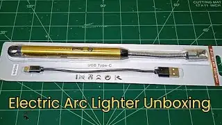 Electric BBQ arc lighter unboxing and review 