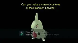 Request To Make A Custom Mascot Costume: Larvitar (Pokemon) #mascotcostume