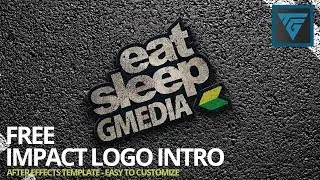 FREE Impact Logo Intro Template - After Effects - Download Link Included