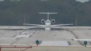 LOUD TAKEOFF Envoy American Eagle Airline Embraer ERJ-145