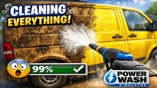 I Power Washed Until the Dirt Gave Up | PowerWash Simulator Gameplay