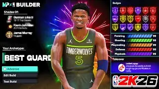 BEST POINT GUARD BUILD IN NBA 2K26! BEST ISO GUARD BUILD 2K26!
